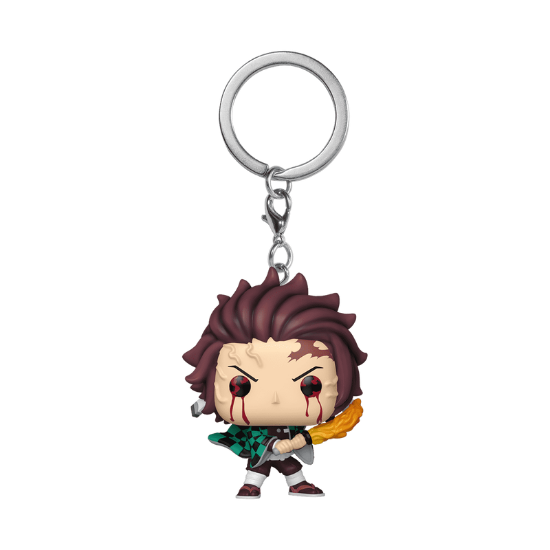 FUNKO POP KEYCHAIN: DEMON SLAYER - TANJIRO (SUN BREATHING)
