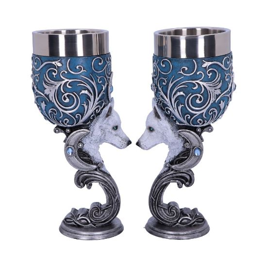 NEMESIS NOW WILD AT HEART GOBLETS 18.5CM set dveh kelihov