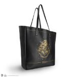 CINEREPLICAS: HARRY POTTER  - SHOPPING BAG - HOGWARTS - BLACK PU LEATHER