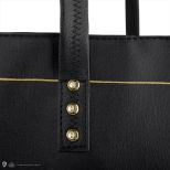 CINEREPLICAS: HARRY POTTER  - SHOPPING BAG - HOGWARTS - BLACK PU LEATHER