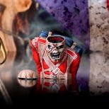 NEMESIS NOW Iron Maiden the Trooper doprsni kip dekorativna škatlica
