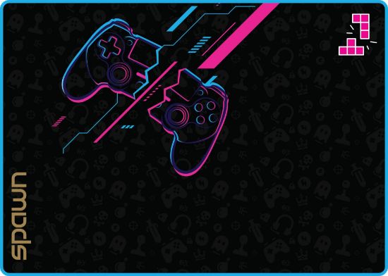 SPAWN NEON GAMER podloga za miško - M