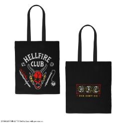 CINEREPLICAS: STRANGER THINGS - TOTE BAG - HELLFIRE CLUB torbica