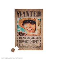 CINEREPLICAS: ONE PIECE - MAGNETIC PUZZLE - WANTED LUFFY IN A4 sestavljanka