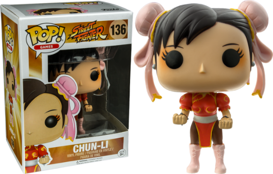 FUNKO POP GAMES: STREET FIGHTER - CHUN LI (RED)