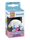 FUNKO POP KEYCHAIN: SANRIO - CINNAMOROLL SOCCER BALL FLOCKED obesek