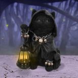 NEMESIS NOW REAPERS FELINE LANTERN 18,5CM figura