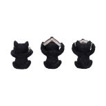 NEMESIS NOW THREE WISE SPELL CATS 8,5CM figure
