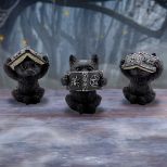 NEMESIS NOW THREE WISE SPELL CATS 8,5CM figure