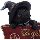 NEMESIS NOW KITTY'S GRIMOIRE (RED) 8,2CM figura