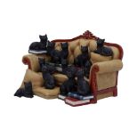 NEMESIS NOW COUCH CLOWDER (DISPLAY WITH 48 CATS) figura 22CM
