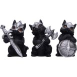 NEMESIS NOW CAT CRUSADERS set figur