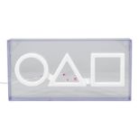 PALADONE Squid Game LED neon namizna svetilka