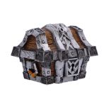 NEMESIS NOW World of Warcraft silverbound treasure chest dekorativna škatlica