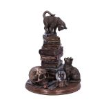 NEMESIS NOW FELINE SCHOLARS 18CM figura
