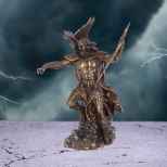 NEMESIS NOW BRONZED ZEUS kipec 30CM
