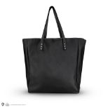 CINEREPLICAS: HARRY POTTER  - SHOPPING BAG - HOGWARTS - BLACK PU LEATHER