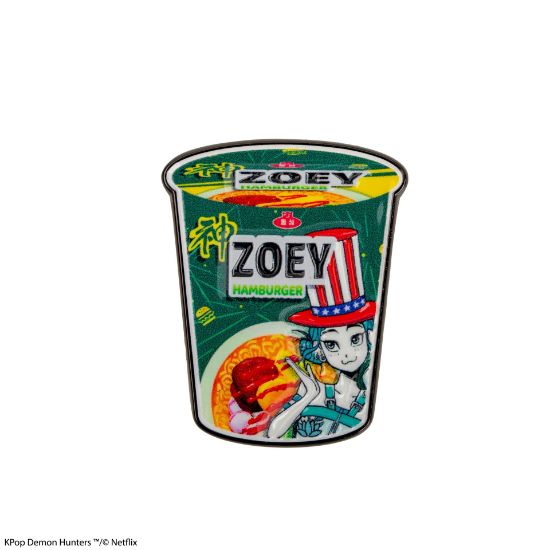 CINEREPLICAS: KPOP DEMON HUNTERS - PIN - ZOEY HAMBURGER NOODLES priponka