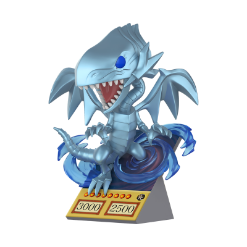 FUNKO POP PREMIUM: YU-GI-OH! - BLUE-EYES WHITE DRAGON (CARD)