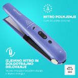 REVAMP PROGLOSS LIBERATE CORDLESS COMPACT ST-1700 BREZŽIČNI LIKALNIK ZA LASE - VIJOLIČNE BARVE