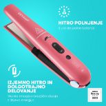 REVAMP PROGLOSS LIBERATE CORDLESS COMPACT ST-1700 BREZŽIČNI LIKALNIK ZA LASE - ROZA BARVE