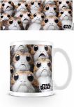 PYRAMID Star Wars The Last Jedi many porgs skodelica