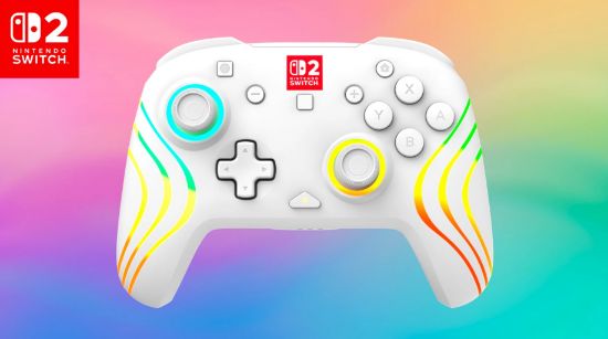 TURTLE BEACH SWITCH 2 AFTERGLOW WAVE brezžični kontroler bele barve