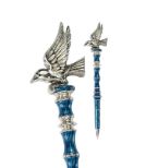 NOBLE COLLECTION - HARRY POTTER - RAVENCLAW srebrno pisalo