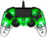 NACON PS4 TRANSPARENTEN ŽIČNI IGRALNI PLOŠČEK, ZELEN