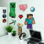 PALADONE Minecraft stenske nalepke