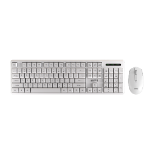 MARVO OFFICE WS005 HR WH brezžični komplet tipkovnice in miške bele barve - SLO/HR LAYOUT