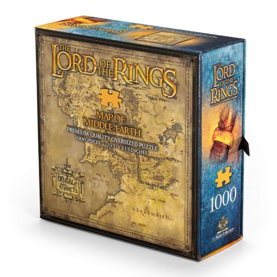 NOBLE COLLECTION Lord of the Rings Middle-Earth map 1000 kosov sestavljanka