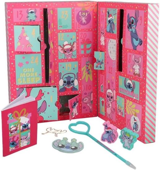 PALADONE Disney Stitch pisarniški material 24 dnevni adventni koledar