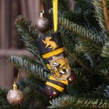 NEMESIS NOW Harry Potter Hufflepuff nogavica viseči okrasek