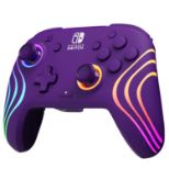 PDP SWITCH 2 & 1 BREZŽIČNI KONTROLER AFTERGLOW WAVE - VIJOLIČNE BARVE
