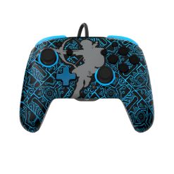 PDP SWITCH 2 & 1 ŽIČNI KONTROLER REMATCH – LINK GLOW IN THE DARK