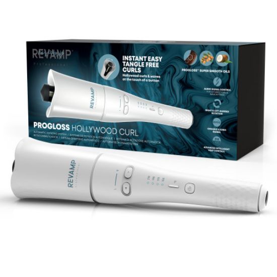 REVAMP PROGLOSS HOLLYWOOD CURL - CL-1850 AVTOMATSKI KODRALNIK - BELE BARVE