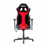 SPARCO GRIP SKY gaming stol črno - rdeče barve