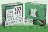 NOBLE COLLECTION Minecraft Overworld heroes Vs. hostile mobs šah