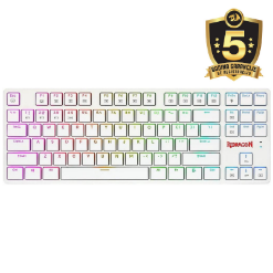 REDRAGON ANUBIS K539 RGB BREZŽIČNA MEHANSKA TIPKOVNICA, BELA