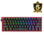 REDRAGON FIZZ RAINBOW K617 MEHANSKA TIPKOVNICA - RDEČA STIKALA