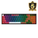 REDRAGON POLLUX K628RGB PRO ŽIČNA/BREZŽIČNA/BT MEHANSKA TIPKOVNICA, RDEČA STIKALA