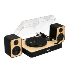 HOUSE OF MARLEY REVOLUTION BT gramofon z zvočniki - črne barve