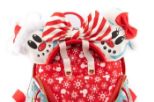 LOUNGEFLY DISNEY MINNIE MICKEY SNOWMAN AOP MINI NAHRBTNIK IN TRAK ZA LASE