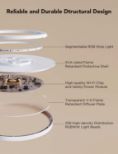 GOVEE RGBWW + RGBIC Smart Ceiling Light 30cm