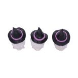 NEMESIS NOW THREE WISE FEATHERED FAMILIARS 9CM set figuric