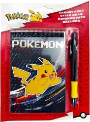 POKEMON - PIKACHU - spiralni zvezek in kemični svinčnik