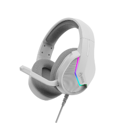 MARVO H8618 RGB WH SLUŠALKE BELE BARVE