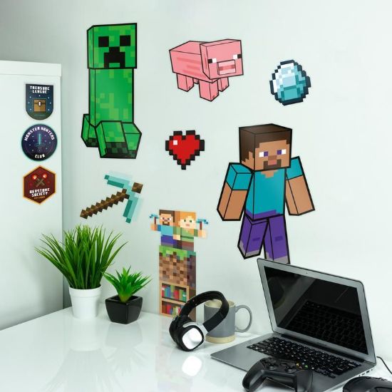 PALADONE Minecraft stenske nalepke