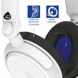 4GAMERS PS4 STEREO GAMING SLUŠALKE PRO4-50S BELE